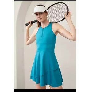 Athleta Blue Break Point Dress Size: M